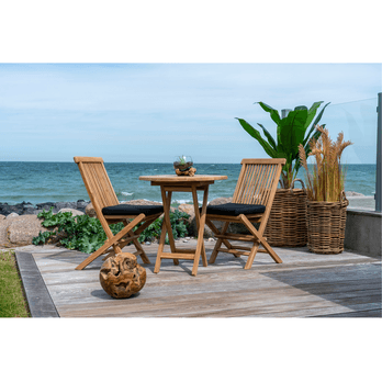 Zahradní stůl UVAIDU 2 teak, ⌀ 70 cm 1