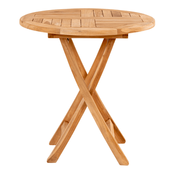 Zahradní stůl UVAIDU 2 teak, ⌀ 70 cm 2