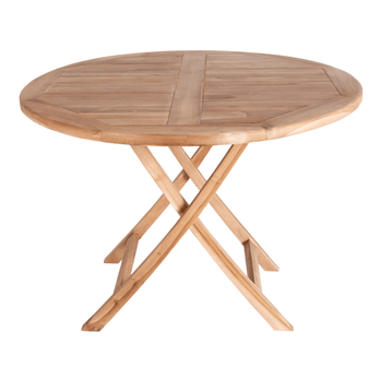 Zahradní stůl UVAIDU teak, ⌀ 100 cm 2