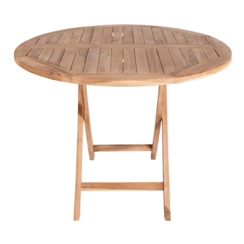 Zahradní stůl UVAIDU teak, ⌀ 100 cm 3