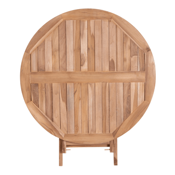 Zahradní stůl UVAIDU teak, ⌀ 100 cm 4
