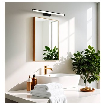 Nástěnné LED svítidlo VADUMI černá, šířka 60 cm 1