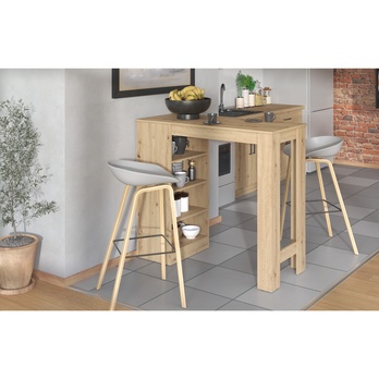 Barový stůl VALENCE dub artisan 1