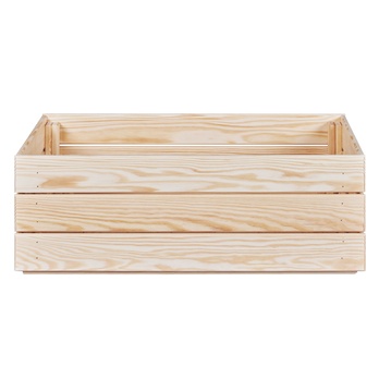 Dřevěný box VALLONI L přírodní 3