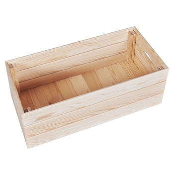Dřevěný box VALLONI L přírodní 4