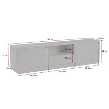 TV stolek VANGUARD mramor 7