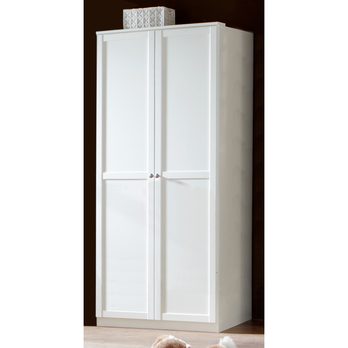 Šatní skříň VANNES bílá, 2dvéřová 1