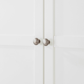 Šatní skříň VANNES bílá, 3dvéřová 3