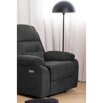 Relaxační křeslo VANSBRO 92 tmavě šedá 2