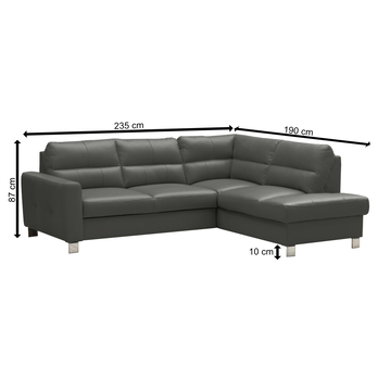 Sedací souprava VARIO pravá, šedá 7