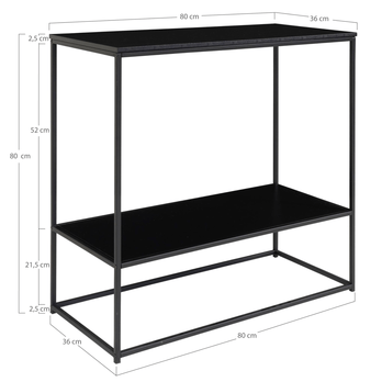 Konzolový stolek VATO černá 3