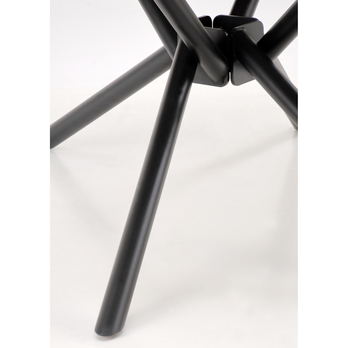 Jídelní stůl VATURANU bílý mramor/černá 8