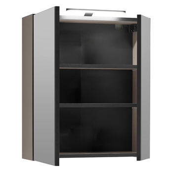 Zrcadlová skříňka VEGA 60 kašmírová 2