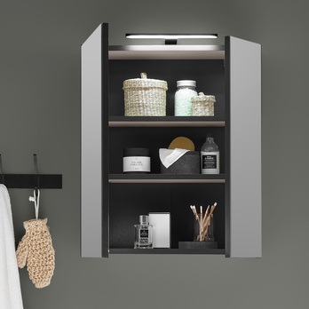 Zrcadlová skříňka VEGA 60 kašmírová 6