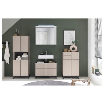 Zrcadlová skříňka VEGA 80 kašmírová 1