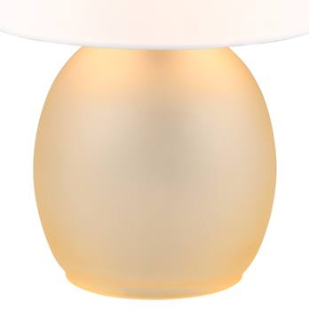 Stolní lampa VELA bílá/žlutá 1