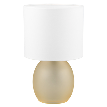 Stolní lampa VELA bílá/žlutá 3