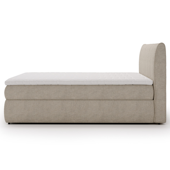 Postel s matrací VELVET béžová, 160x200 cm 5