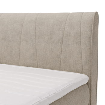 Postel s matrací VELVET béžová, 160x200 cm 6