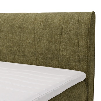 Postel s matrací VELVET zelená, 160x200 cm 6