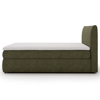 Postel s matrací VELVET olivová, 160x200 cm 5