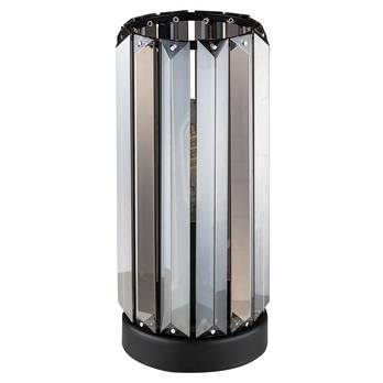 Stolní lampa VENESS 2 černá/tónované sklo 2