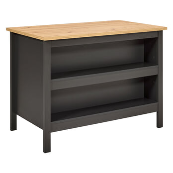 Kuchyňský ostrůvek VENETO 2 antracitová/dub artisan 2