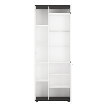 Vitrína VENEZIA VENV01 levá, alpská bílá/černá 2