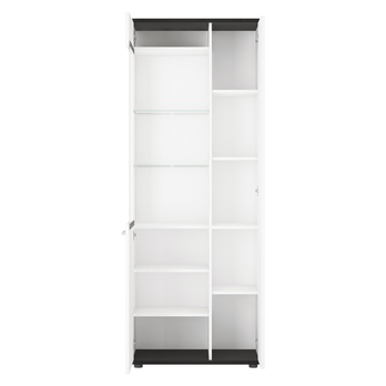 Vitrína VENEZIA VENV01 pravá, alpská bílá/černá 2