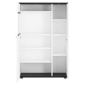 Vitrína VENEZIA VENV02 pravá, alpská bílá/černá 2