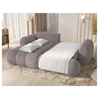 Sedací souprava VENOLI levá, šedá 2