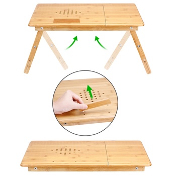 Stolek na notebook VENT bambus 3
