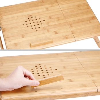 Stolek na notebook VENT bambus 5