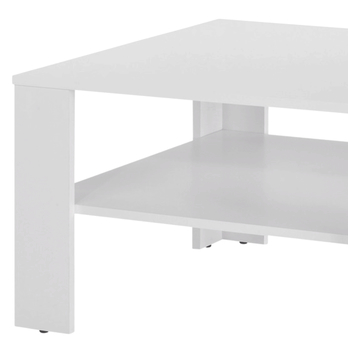 Konferenční stolek VENTA alpská bílá, šířka 100 cm 3