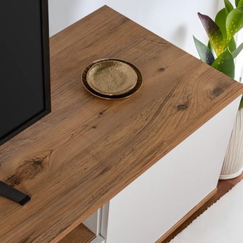 TV stolek VERAMONT bílá/borovice atlantic 6