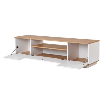 TV stolek VERAMONT bílá/dub cadiz 2