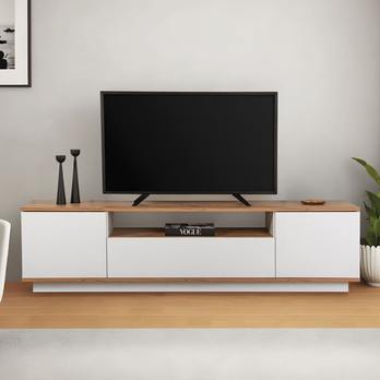 TV stolek VERAMONT bílá/borovice atlantic 1