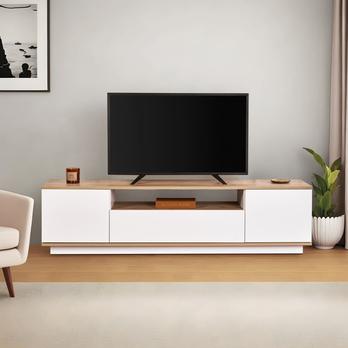 TV stolek VERAMONT bílá/dub cadiz 1