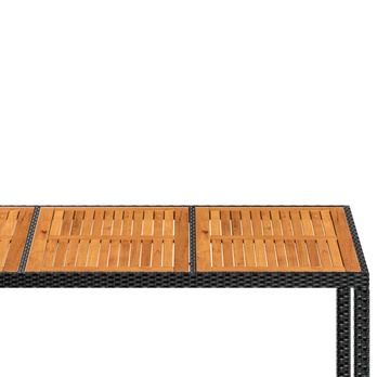 Zahradní set VERONA 2 černá/akácie 6