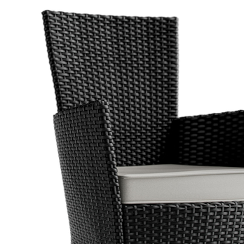 Zahradní set VERONA 3 černá/akácie 7