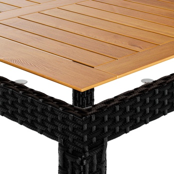 Zahradní set VERONA 3 černá/akácie 13