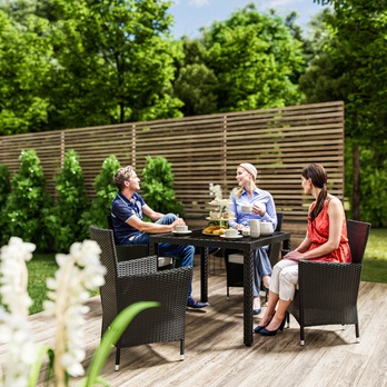 Zahradní set VERONA 3 černá 1