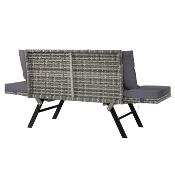 Zahradní pohovka VERONA 6 hnědá/šedá 4