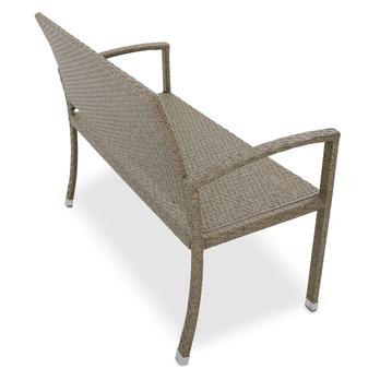 Zahradní lavice VERONA 7 krémová 2