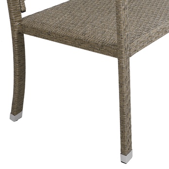 Zahradní lavice VERONA 7 krémová 5