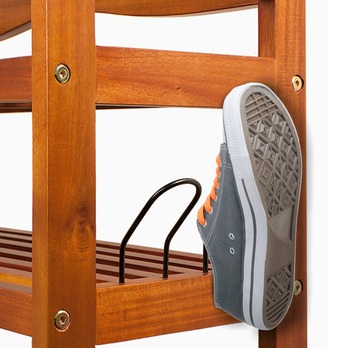 Policový botník VERSA akácie 5