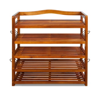 Policový botník VERSA akácie 2