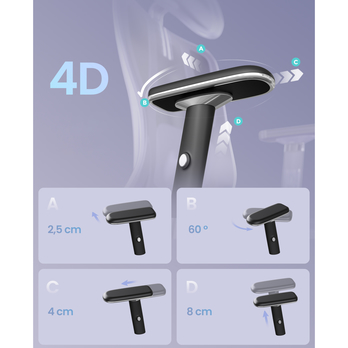 Kancelářská židle VERSA černá 1