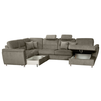 Sedací souprava VIANA II levá, šedá 2