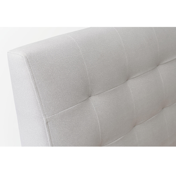 Polohovací postel s roštem VICTORIA světle šedá, 160x200 cm 2